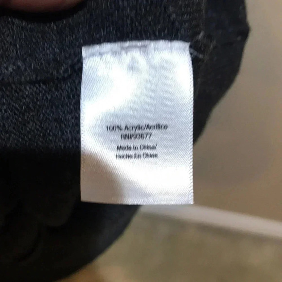 Black/Gray Cowl Neck Midi Sweater Dress 3/4 Sleeves with added Belt-Size L - Picture 9 of 9